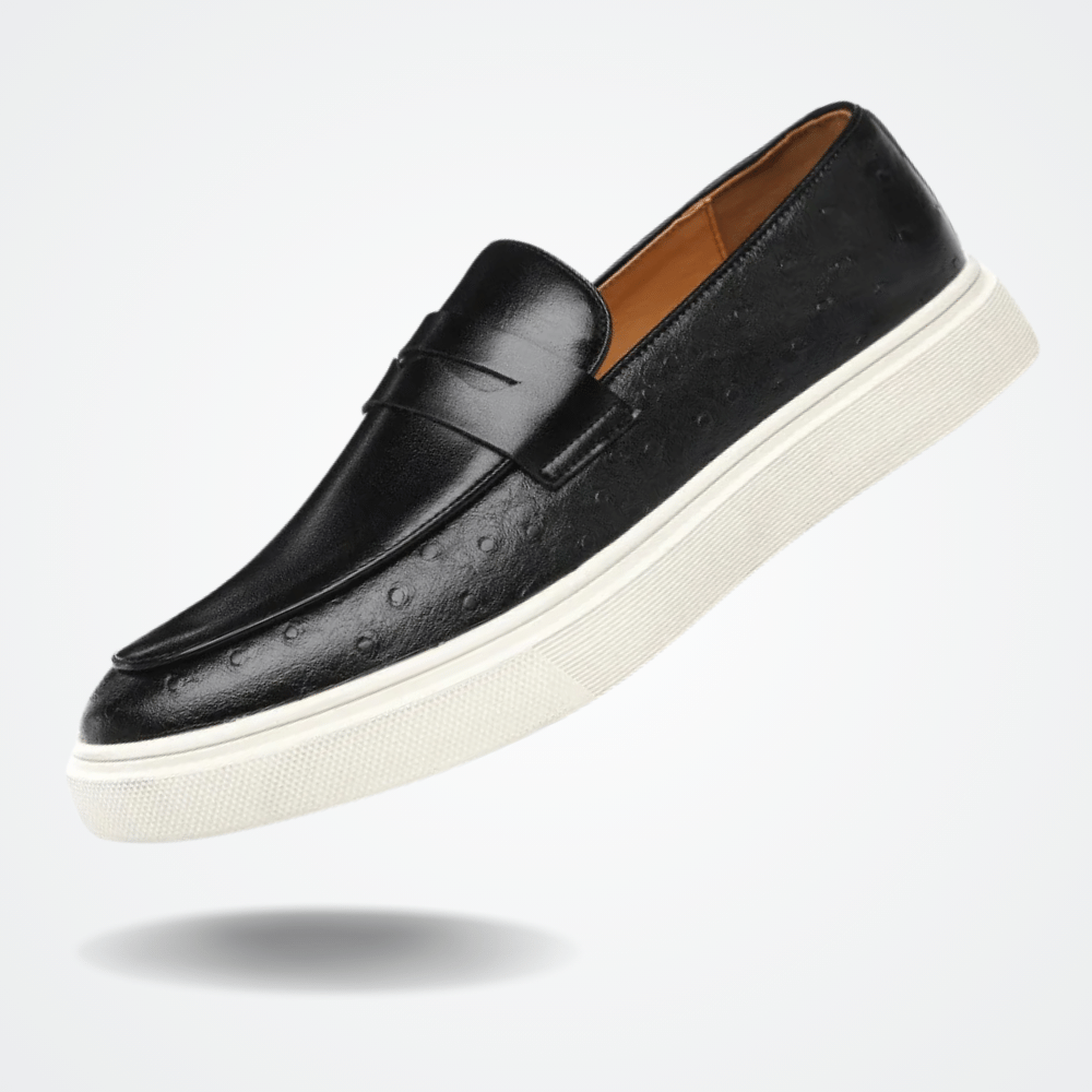 Leather Moccasin Slip-On for Men by Verno